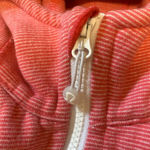 Lululemon Athletica passion pink wee stripe scuba Hoodie hoody - Picture 3 of 7